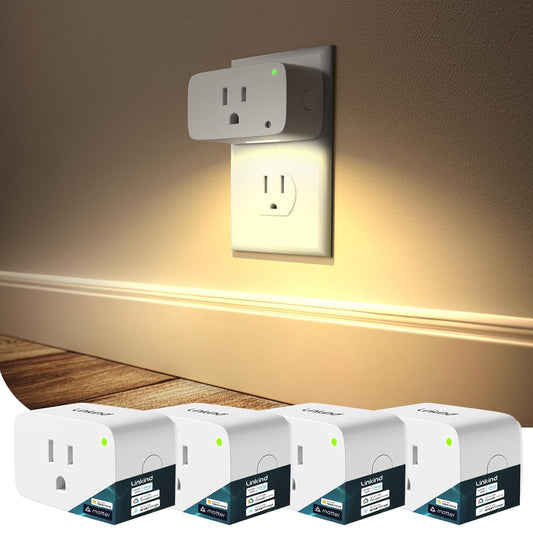 Linkind Matter Smart Plug with LED night light - smart home upgrade