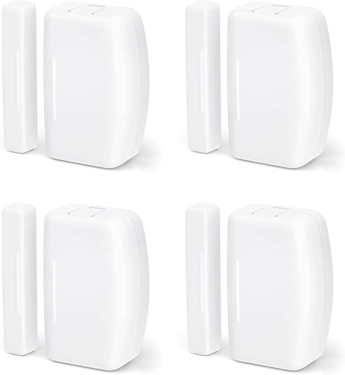 THIRDREALITY Zigbee Contact Sensor 4 Pack, Door and Window Monitor, Home Automation,Works with Home Assistant,SmartThings,Aeotec,Homey,Hubitat or Echo Devices with Build-in Zigbee Hub,hub Required