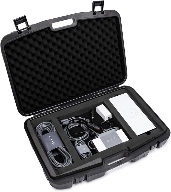 Storage Case for Starlink Standard Gen 3, Protective Hard Case with Foam Padding for Gen 3 Dish, Router, Cables & Accessories, Portable and Durable Ideal for Travel and Outdoor Use