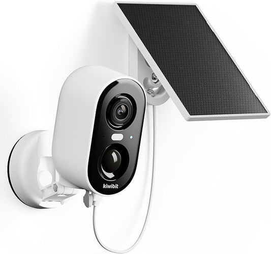 Solar Security Cameras Wireless Outdoor, 2K Magnetic Installation Battery Powered Camera with Smart AI PIR Motion Detection, Color Night Vision, Waterproof for Indoor & Outdoor