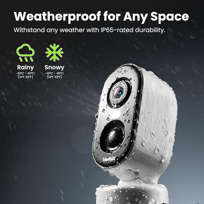 Solar Security Cameras Wireless Outdoor, 2K Magnetic Installation Battery Powered Camera with Smart AI PIR Motion Detection, Color Night Vision, Waterproof for Indoor & Outdoor