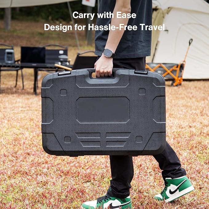 Storage Case for Starlink Standard Gen 3, Protective Hard Case with Foam Padding for Gen 3 Dish, Router, Cables & Accessories, Portable and Durable Ideal for Travel and Outdoor Use